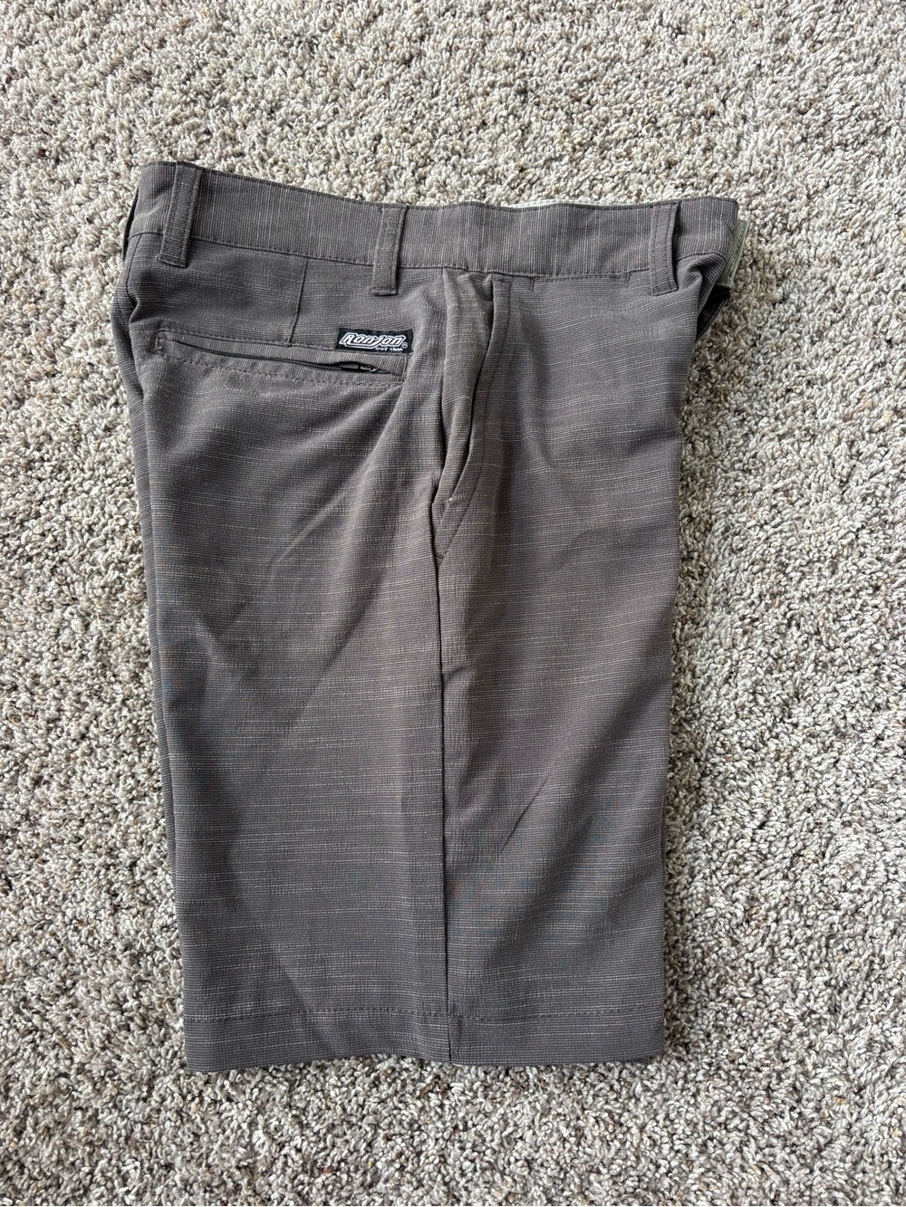 Boys Ron Jon surf style grey hybrid dress shorts size 22